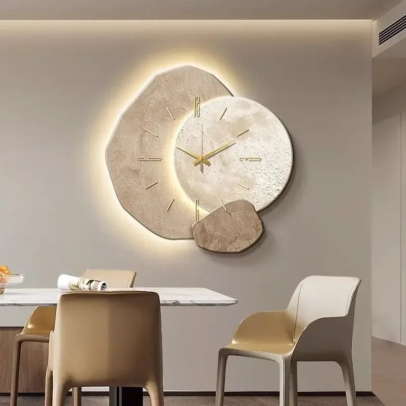 Auralume Circa | LED-belyst väggklocka med modern design