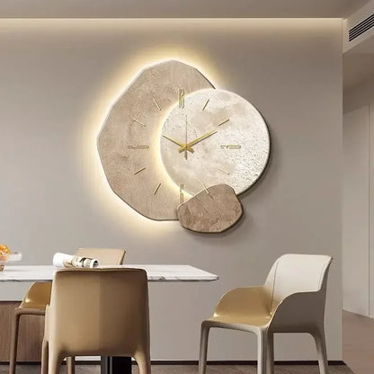 Auralume Circa | LED-belyst väggklocka med modern design