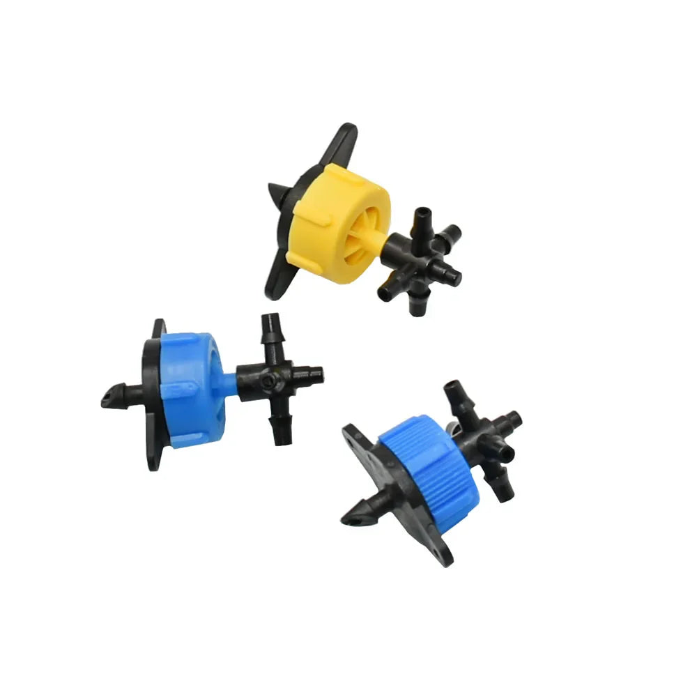 Carvallo Cross Connector | 2-Way Arrow Connection | For 3 mm & 5 mm Hoses | Drip Irrigation Systems