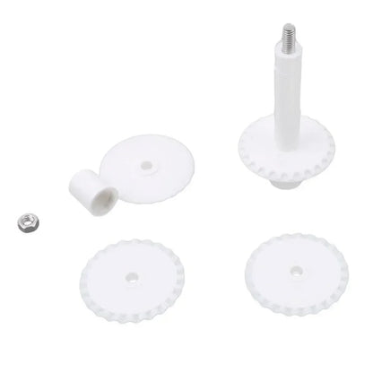 DecoRoll™ Fondant-Roller Set | 6-delat | Blommönster &amp; Dekorationer | För tårtor, fondant &amp; kakor | Livsmedelsäker &amp; mångsidig