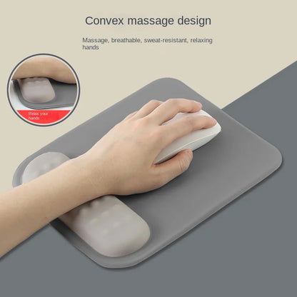 Carvallo Musmatta med handledsstöd | Ergonomisk &amp; Halkfri | Memory Foam &amp; Antihalkbas | För Gaming &amp; Kontor
