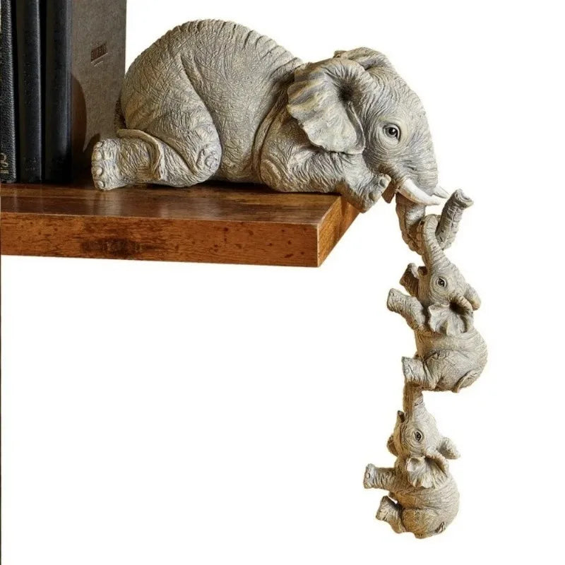 Söt Elefant Figur - Charmig Hem Dekoration