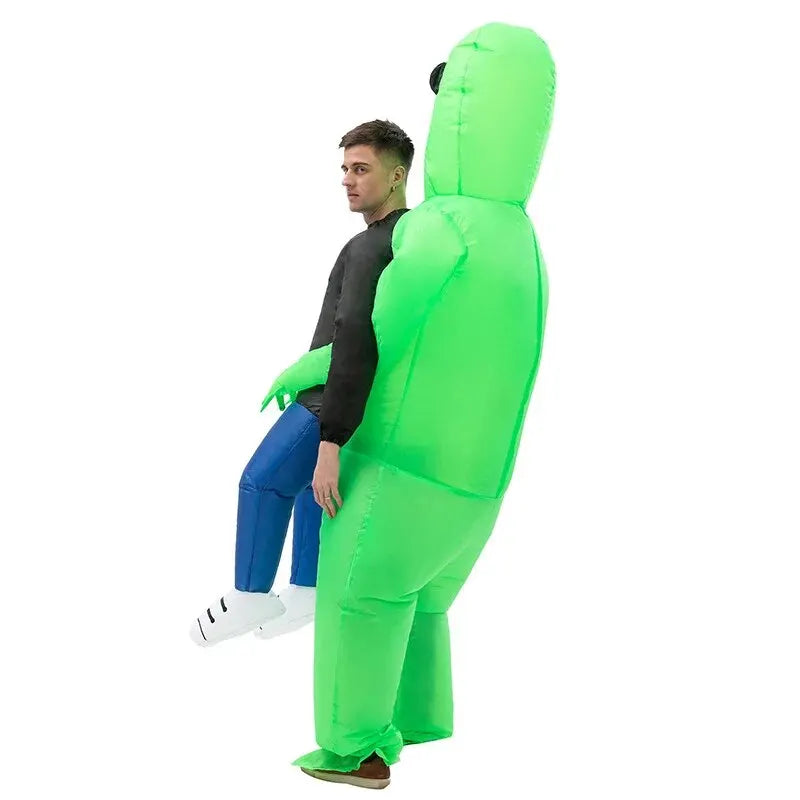 Herrarnas Roliga Inflatable Halloween Kostym | Alien Bear Me Kostym