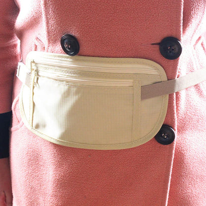 Carvallo midjeväska SafePouch | Osynlig bältesväska för pass och pengar | Platt &amp; Säker | 26×13 cm | För resor &amp; sport