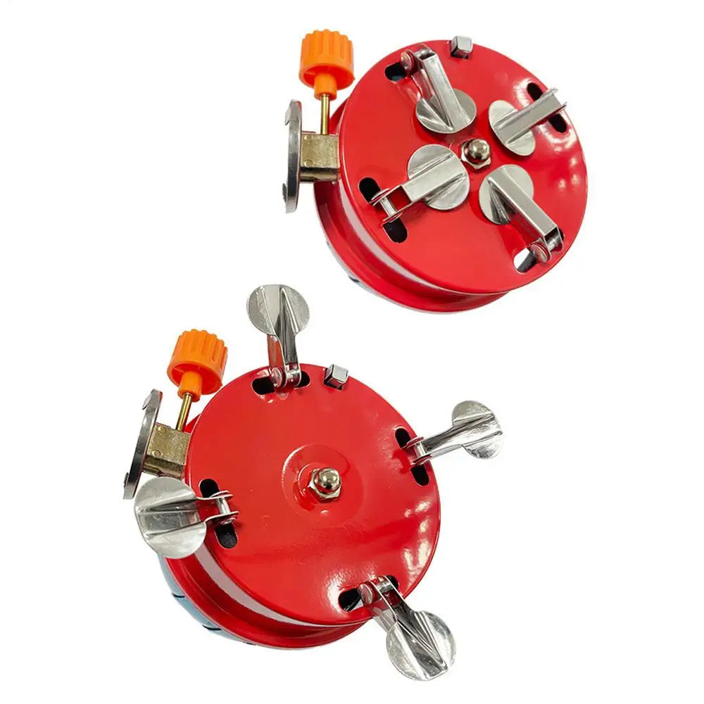 Carvallo Bärbar Gasspis för Camping med Vindskydd | 2800 W Utomhus-Gasspis med Fällfunktion & Förvaringsväska | Kompakt Campingkök för Vandring & Picknick