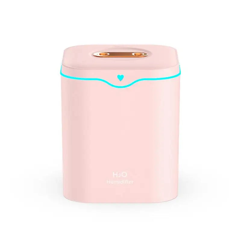 2L Ultrasonisk Luftrenare med Dubbel-Spray & Nattljus – Rummets Luftrenare 2000ml