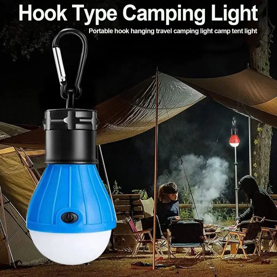 Carvallo Campinglampa LightDrop | 3 Ljussättningar | Vattentät & Ultralätt | Med karbinhake