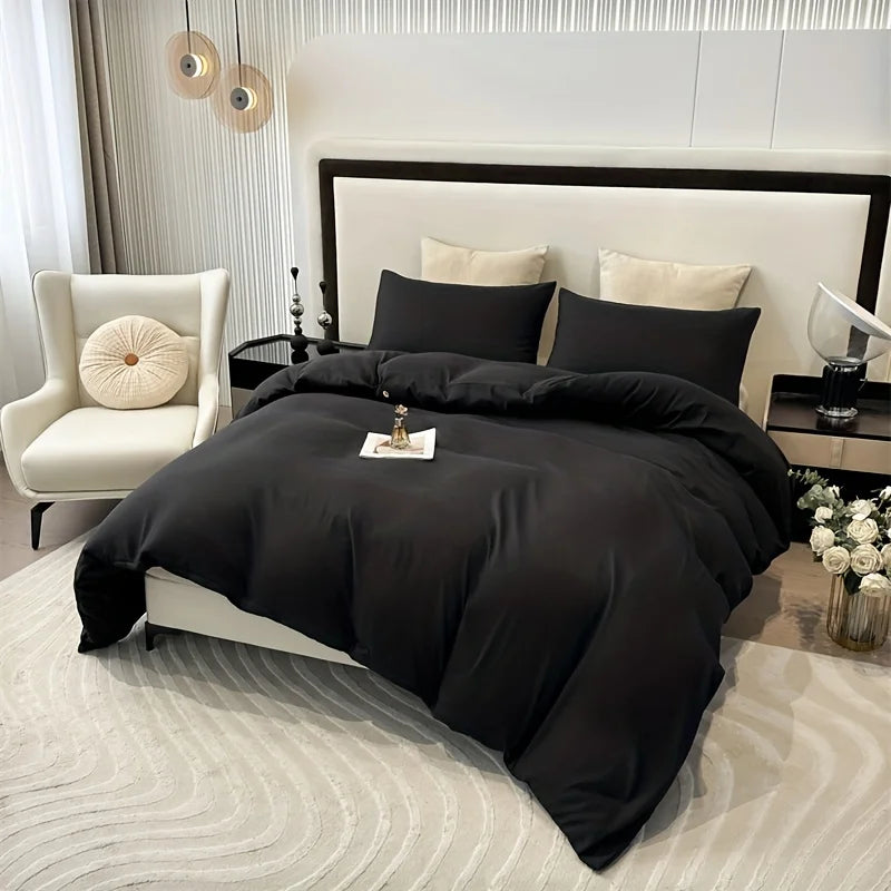 3-delad Borstad Duvet Täcke Set