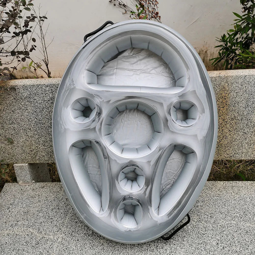 Carvallo | Uppblåsbar dryckeshållare pool | Anti-tipp design | För burkar & flaskor