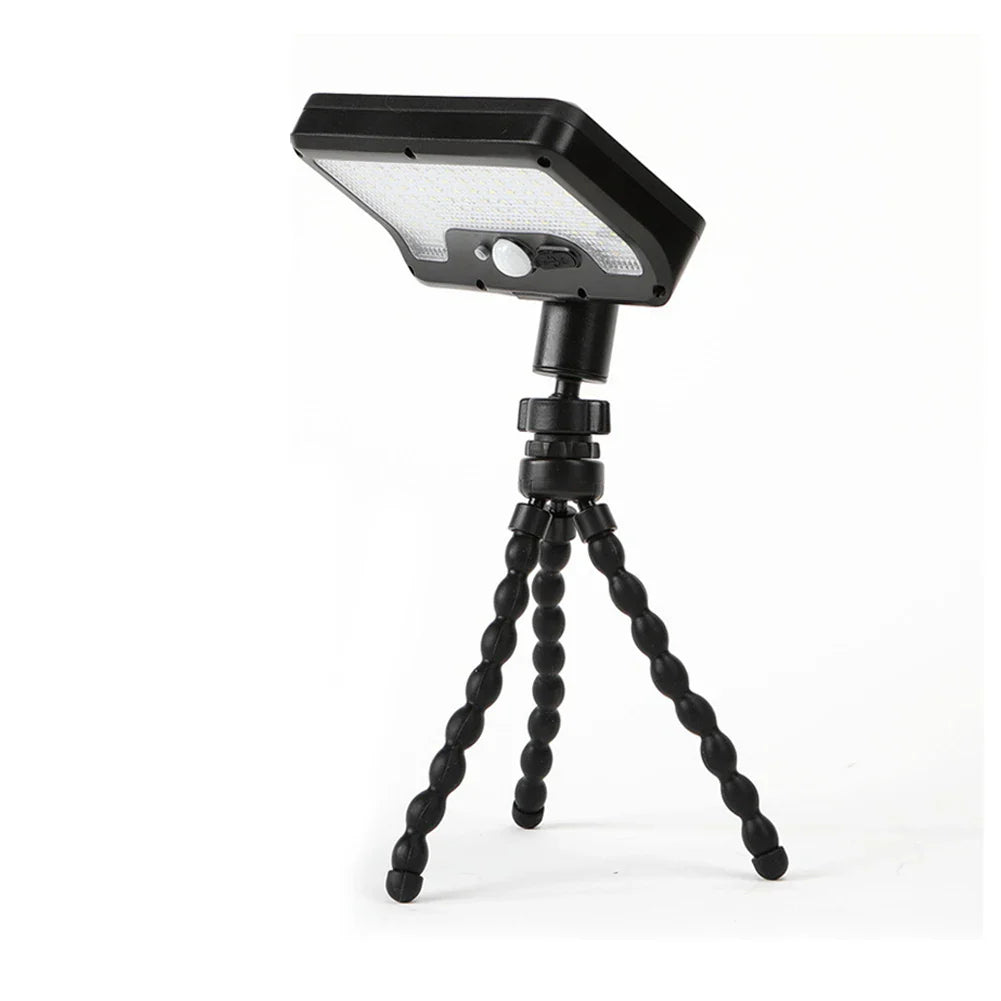 Carvallo Solar-vägglampa | 92 LEDs | Rörelsesensor & 3 lägen | IP65 Vattentålig