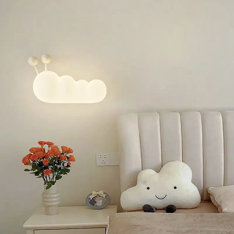 KinderDroom - LED Vägglampa för Barnrum med Tecknade Djurdesign