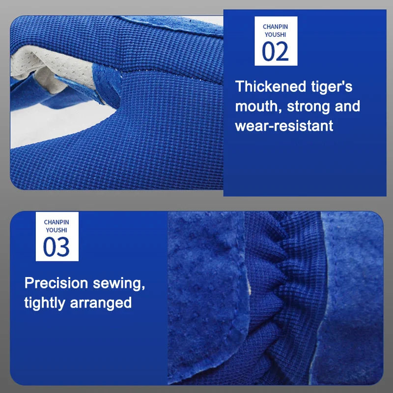 Carvallo Trädgårdshandskar | Taggskyddade & Extra Långa | Läder & Gummibeläggning | Skydd för Rosor & Buskar