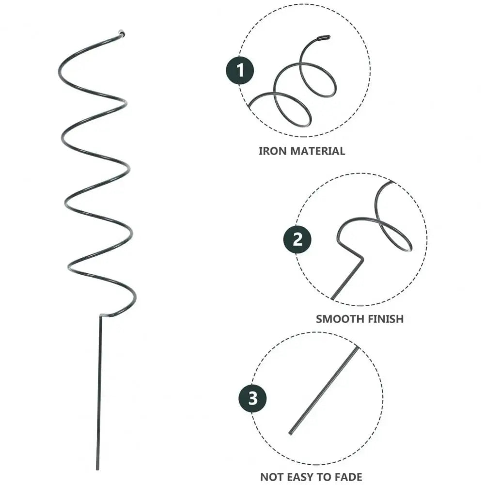 Carvallo Rankstänger Tomater Spiralstänger 10-pack | 40 cm längd | Väderbeständiga & Stabil | För klättrande växter & grönsaker