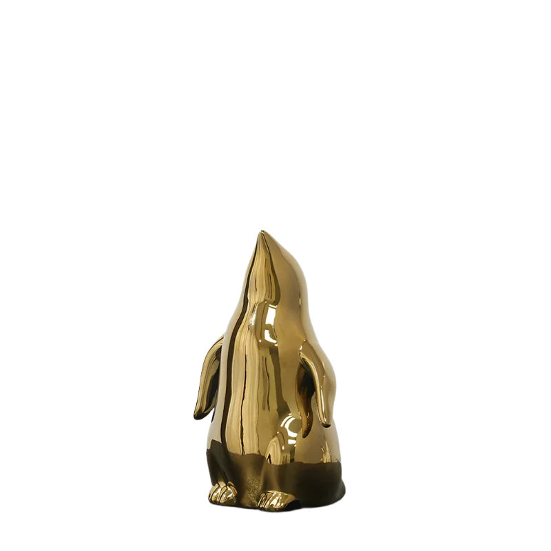 NordiCoast – Elegant pingvinskulptur med slät finish för lyxig och modern inredning