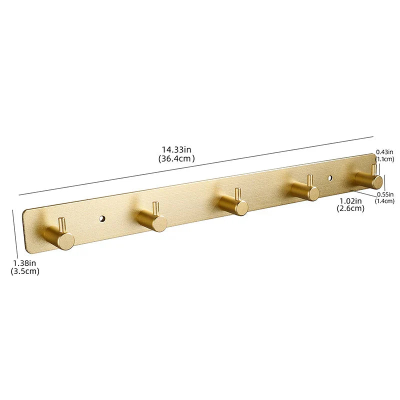 Carvallo Väggkrok Hookora | Rostfritt stål 304 borstade | Utan borrning | Lastkapacitet upp till 3 kg | Vattentät & Rostfri