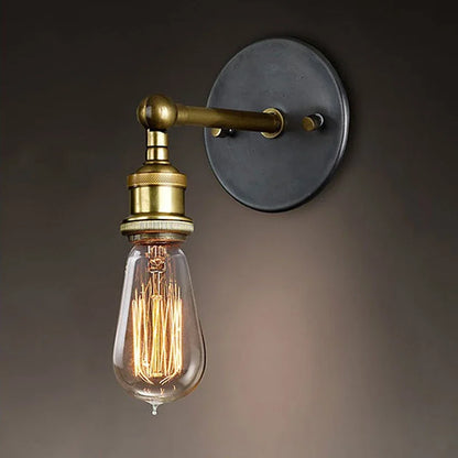 RetroAngle - Industriell Vägglampa med Justerbar Vinkel