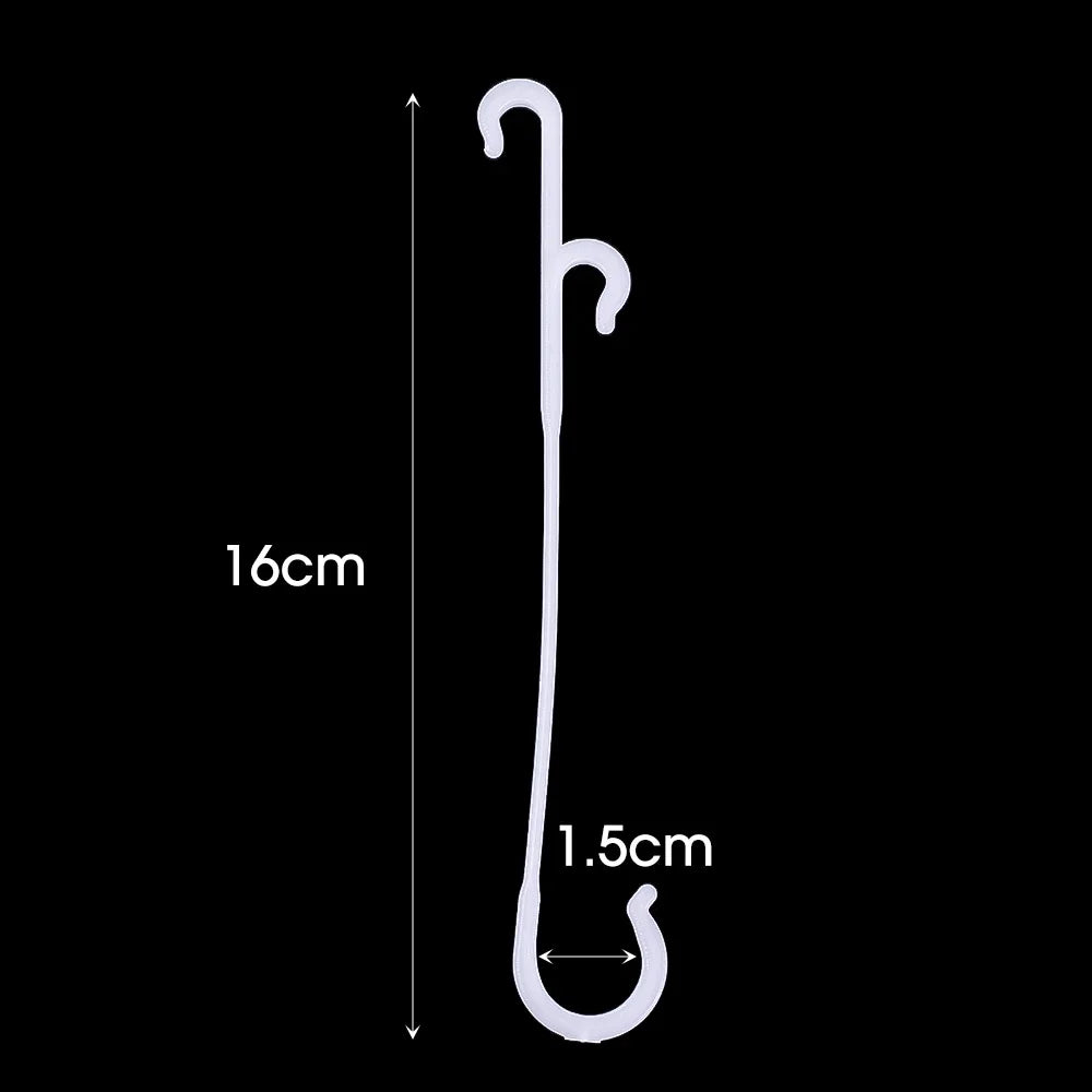 Carvallo J | Återanvändbara J-krokar för tomater och klätterväxter | 9,5 cm / 13 cm / 16 cm | 1–100 stycken | Växtstöd för klättringshjälp