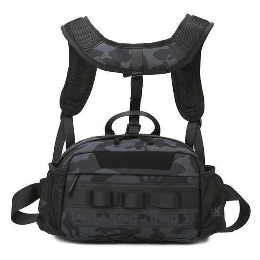 Carvallo Outdoor-Höftväska GearFlex Pro | 30 × 11 × 17 cm | Molle-system, flertalet fickor & bärkomfort | För fiske, vandring & camping