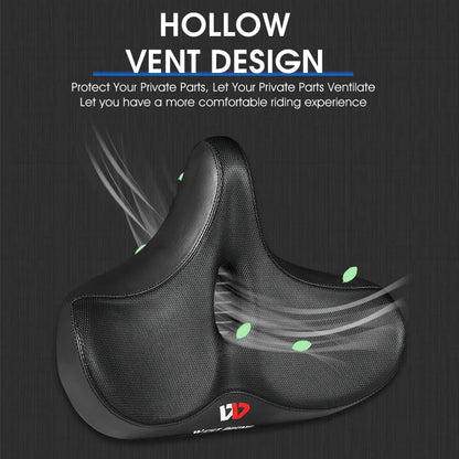 Bred ergonomisk cykelsadel för MTB E-cykel och stadscykel komfort