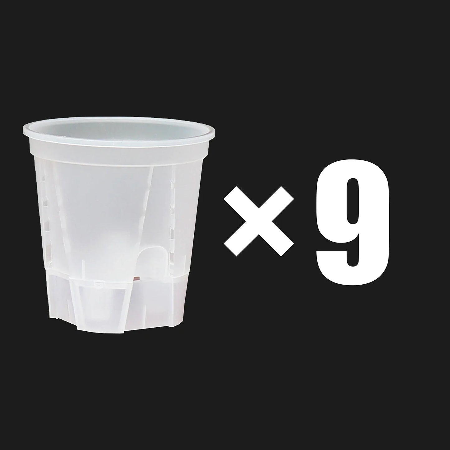 Carvallo Självvattnande Blumentopf | Transparent Design | För orkidéer & inomhusväxter | Med ventilation & vattentank