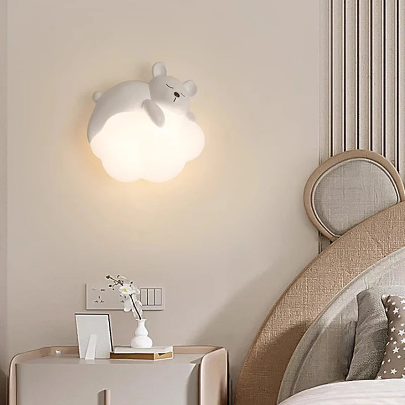 PandaLicht - Söt Panda LED Vägglampa för Barnrum