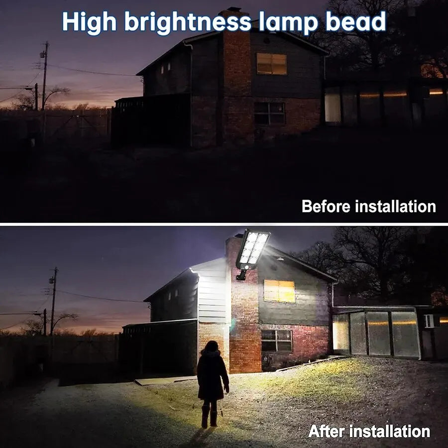 Carvallo LUMISUN Pro | 100/200 LEDs | IP65 Vattentålig | Rörelsesensor &amp; Fjärrkontroll