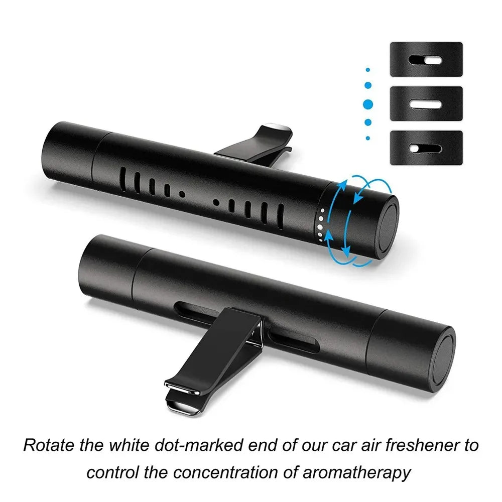 Carvallo Bil Doftklipp | Långvarig naturlig doft med eteriska oljor | Justerbart ventilationsklipp | Utan läckage | För bil och inomhusluft