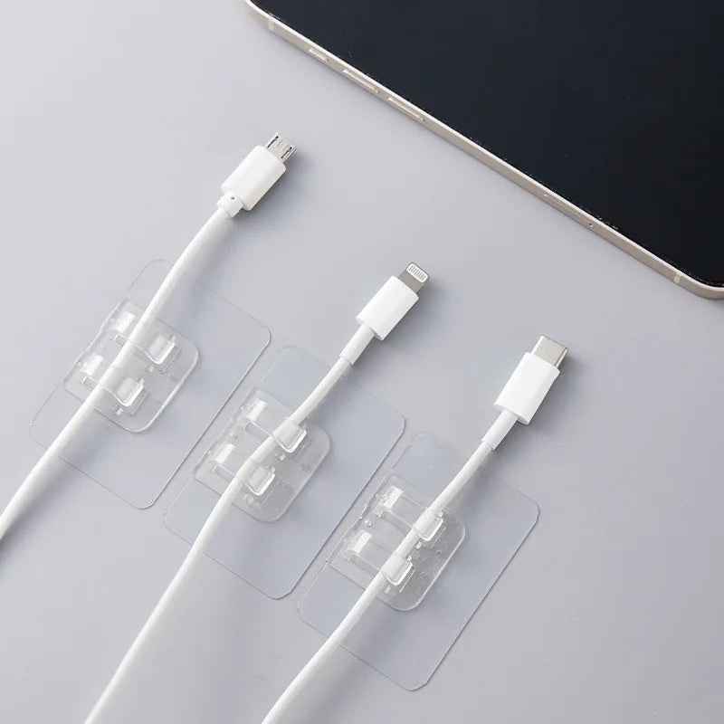 Carvallo Krok CLIPNOVA ClearFix | 20/40 stycken | Transparent & Residulfri | Utomhus & Inomhus | Ljusslingor, Kablar & Dekor