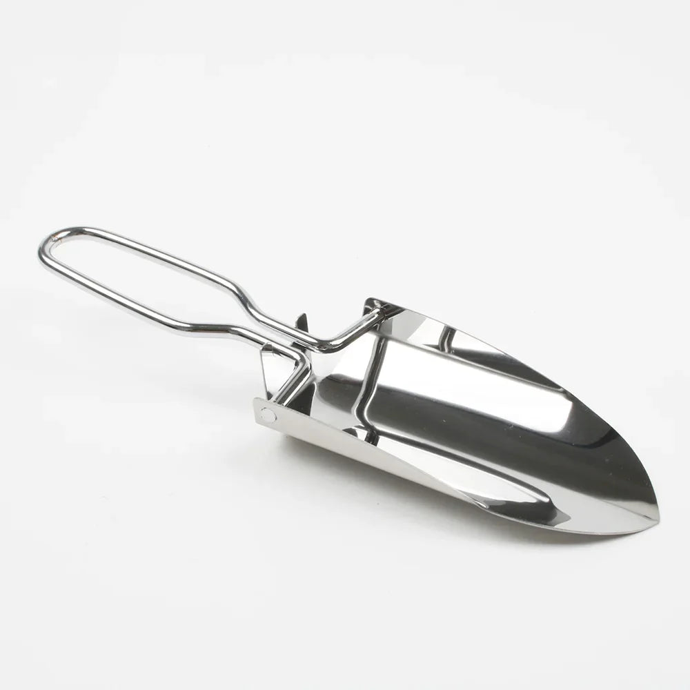 Carvallo Terraxo Mini | Rostfritt stål | Fällbar & Ultrakompakt | För trädgård & Utomhus | Inkl. väska