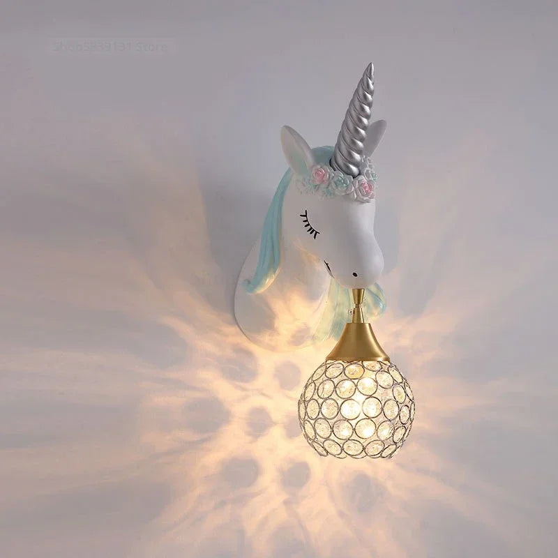 UnicornLicht - Barnrum Vägglampa Moderna Tecknade Figurer Sconcelampa