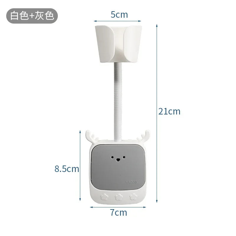 Carvallo Väggfäste för Hårtork | 180° Justerbar & Självhäftande | Universellt Fäste med Cartoon-design | 21 × 7 × 8,5 cm