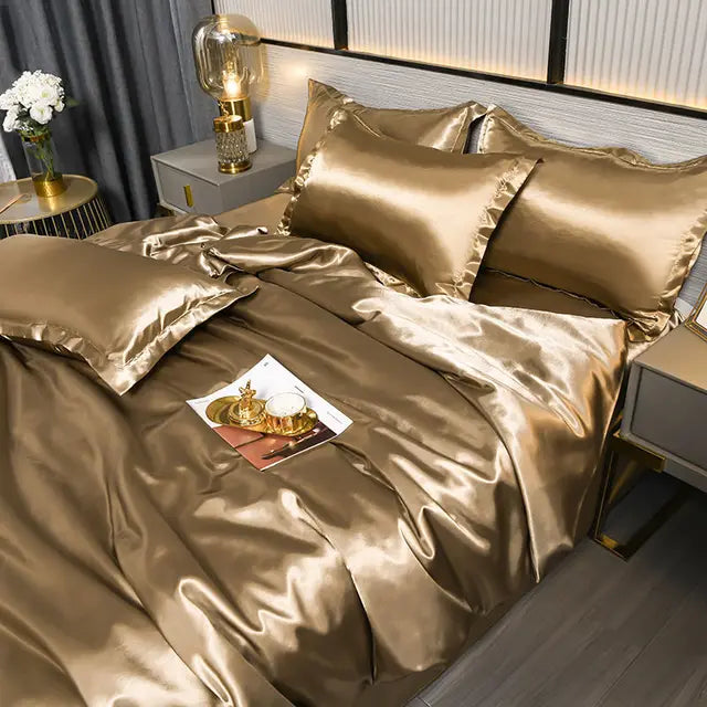 Luxe Siden Sängkläder