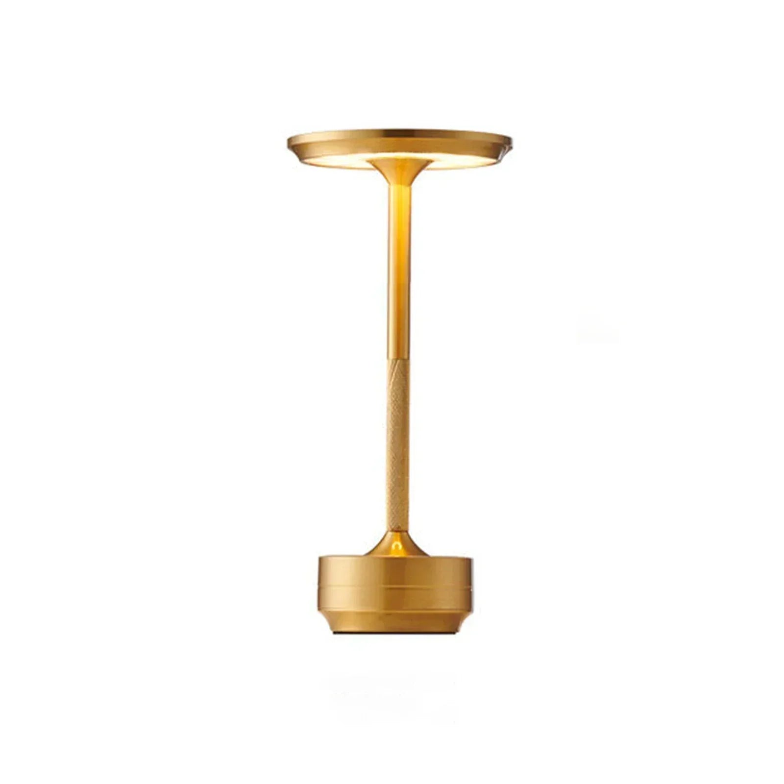 LED Bordslampa Modern Guld Metall Uppladdningsbar