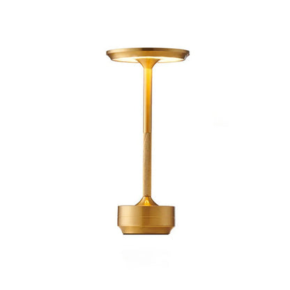 LED Bordslampa Modern Guld Metall Uppladdningsbar