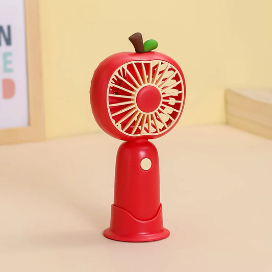 Carvallo-Handventilator FruBreeze | USB-laddning | Bärbar & Tyst | Sommarpryl i fruktdesign