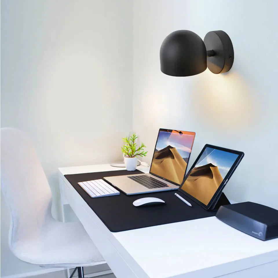 Royallure LED Inomhus Vägglampa 350° Rotera med Touch Dimming switch 9W