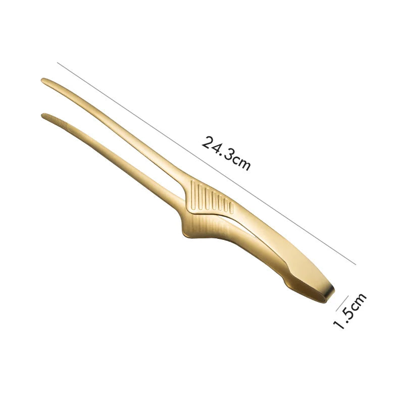 Carvallo Kökstänger | Halkfri rostfri tång med stativ | Värmemotståndskraftig & Hygienisk