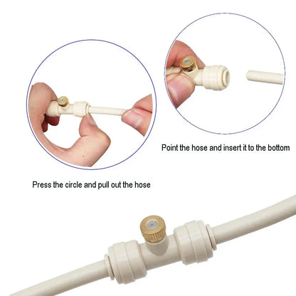 Mistingsystem för terrass och trädgård – Külande sprayset för solskydd och paviljong