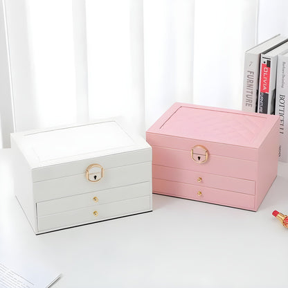 DiamondKeep Box - Elegant tre-lagers smyckeslåda