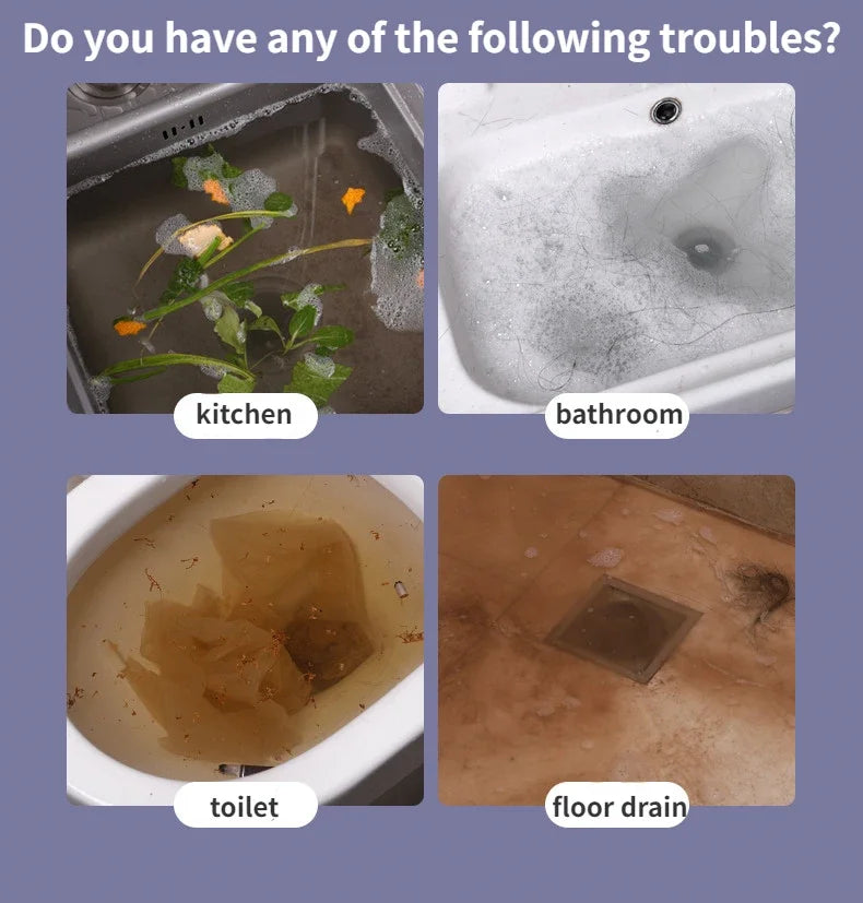 Rayvia högtrycksavloppsrensare och toalettplunger