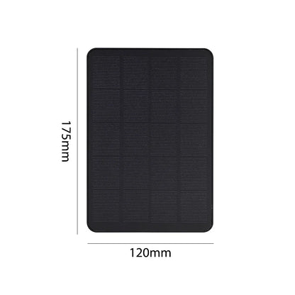 Carvallo Micro 10W Solpanel | Monokristallin | IPX6 Vattentät | Micro-USB | För kameror, belysning &amp; små solarsystem