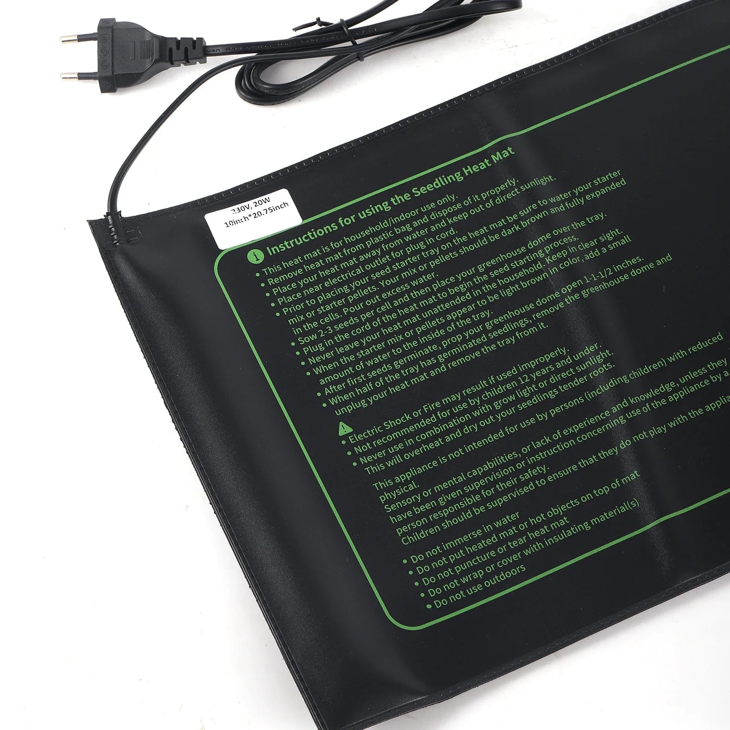 Carvallo Värmematta | För plantodling | Förbättrar groning | PVC 20W