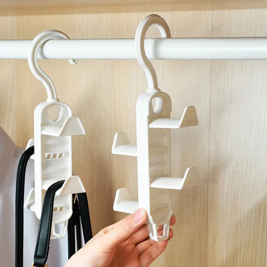 Carvallo Multifunctional Hooks | Wall Hooks Made of Plastic | 3-fold & 5 kg Load Capacity | Modern & Space-Saving