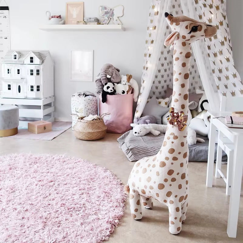 Royaleva Nordisk Stil Giraff Plush - Bedårande Stående Plush Leksak för Barn