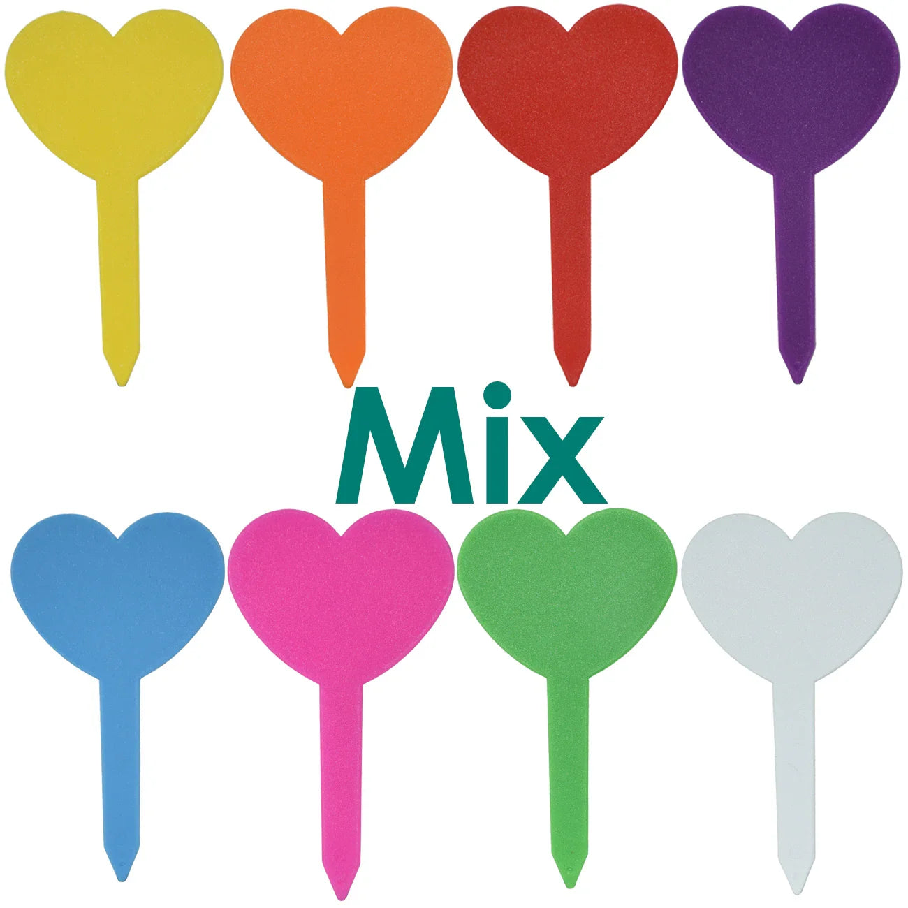 Carvallo Trädgårdsetiketter | 50 stycken | Vattentäta växtskyltar i plast | Återanvändbara | För krukor, rabatter & frön