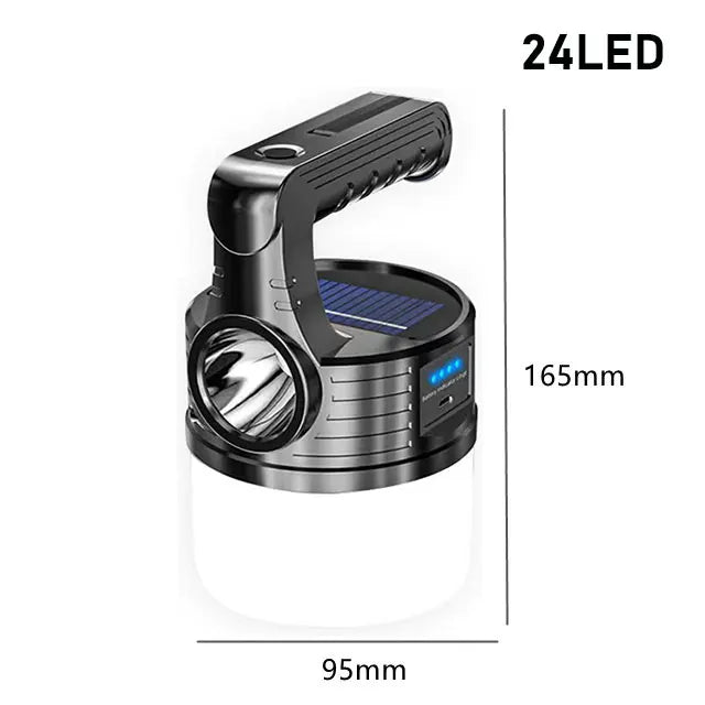 Carvallo-Campinglampa LumiCamp Carvallo | USB-uppladdningsbar & ficklampfunktion | Bärbar & Stark | För tält, utomhus & nödsituationer