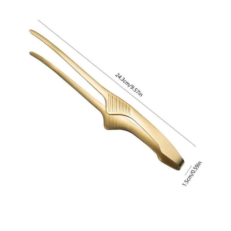 Carvallo Kökstänger | Halkfri rostfri tång med stativ | Värmemotståndskraftig & Hygienisk