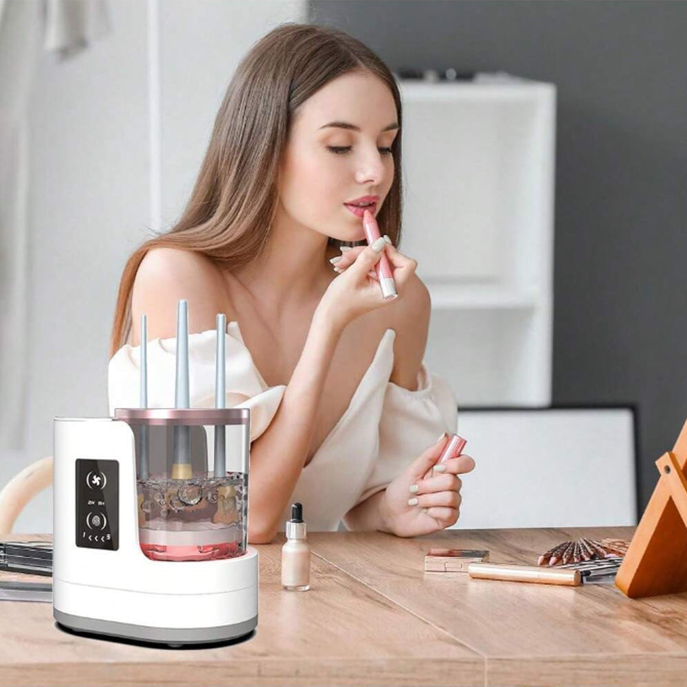 Uppgraderad uppladdningsbar elektrisk sminkborst rengörare