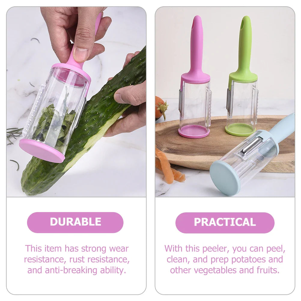 Carvallo ScaleAway ProGrip | Ergonomisk & Säker | Rostfritt stål 420J2 & Plast | 20×5,2×5,2 cm