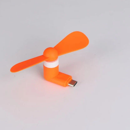 Carvallo Mini USB Handhållare Fläkt | Flexibel &amp; Ultr lätt | För Smartphone, Powerbank &amp; Laptop | Utan Batteri